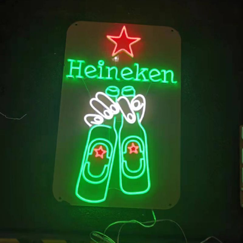 Pivo Heineken vlastní led neon 1