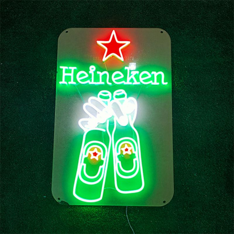 Pivo Heineken custom led neon 3