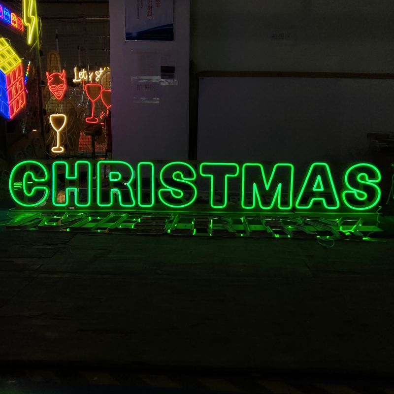 Isibonakaliso sikaKhisimusi Neon 12v merry 1