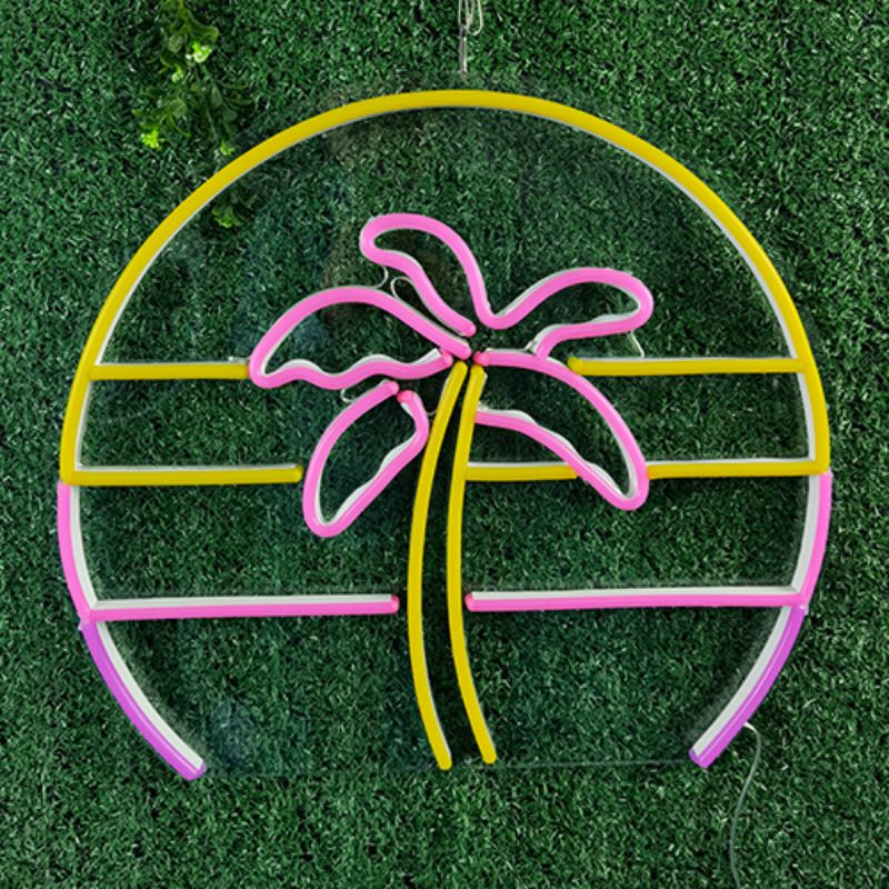 Coconut tree neon sign china V3