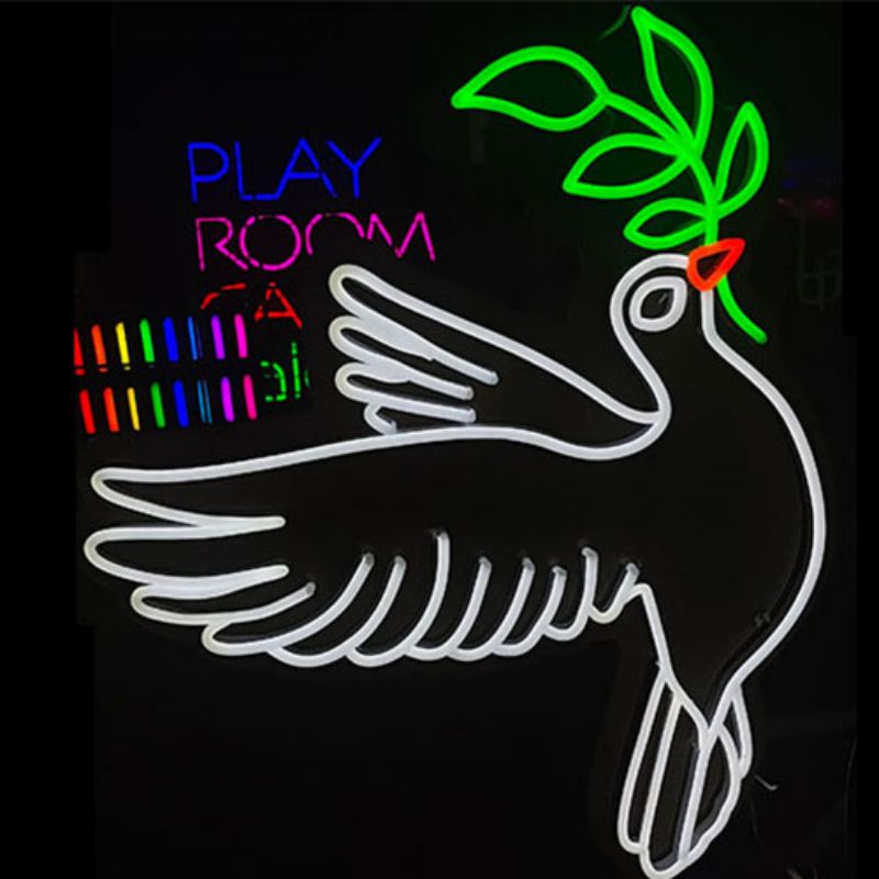 Custom dove neon sign brighter4