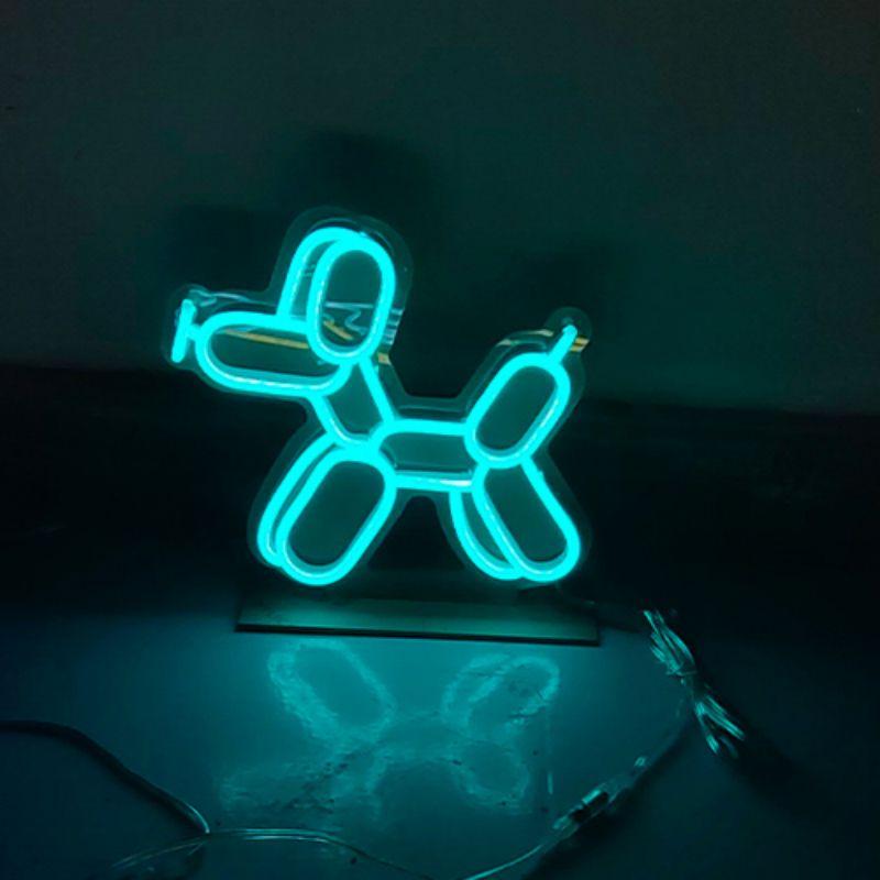 Brinquedo feito à mão com letreiros de neon para cachorro gi1