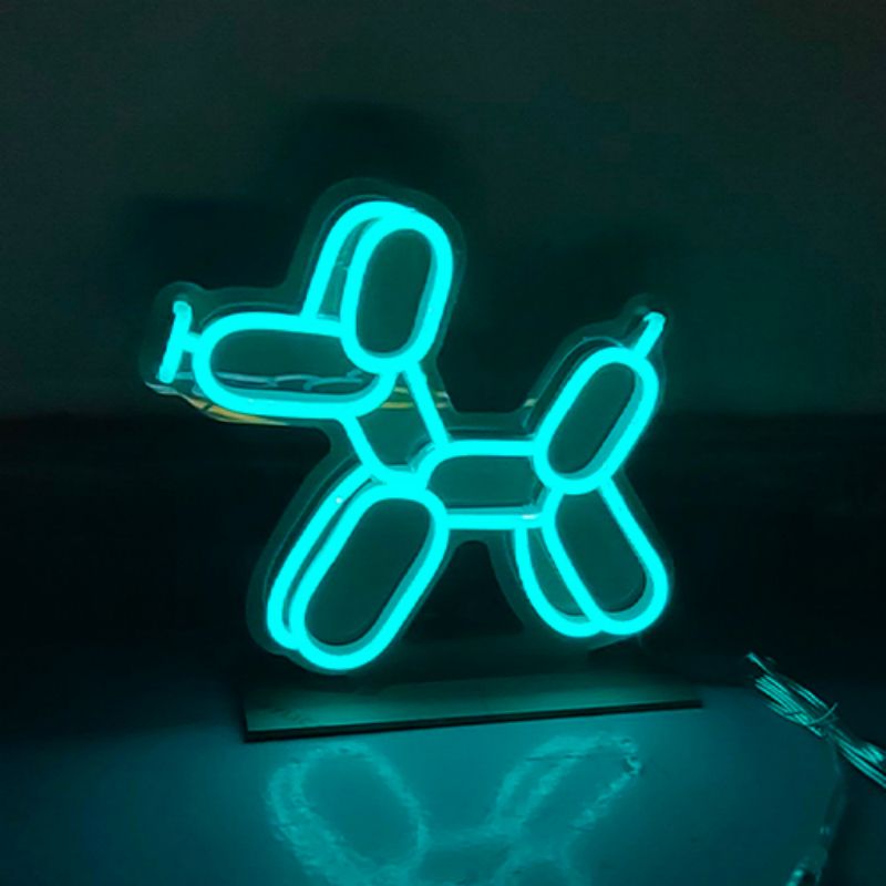 Dog neon signs handmade toy gi4