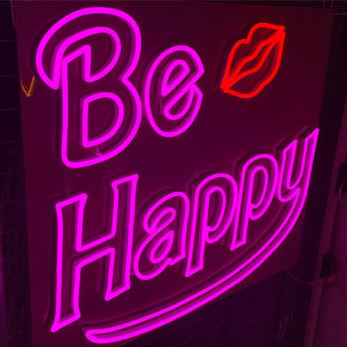 Happy neon Sign neon light sig2