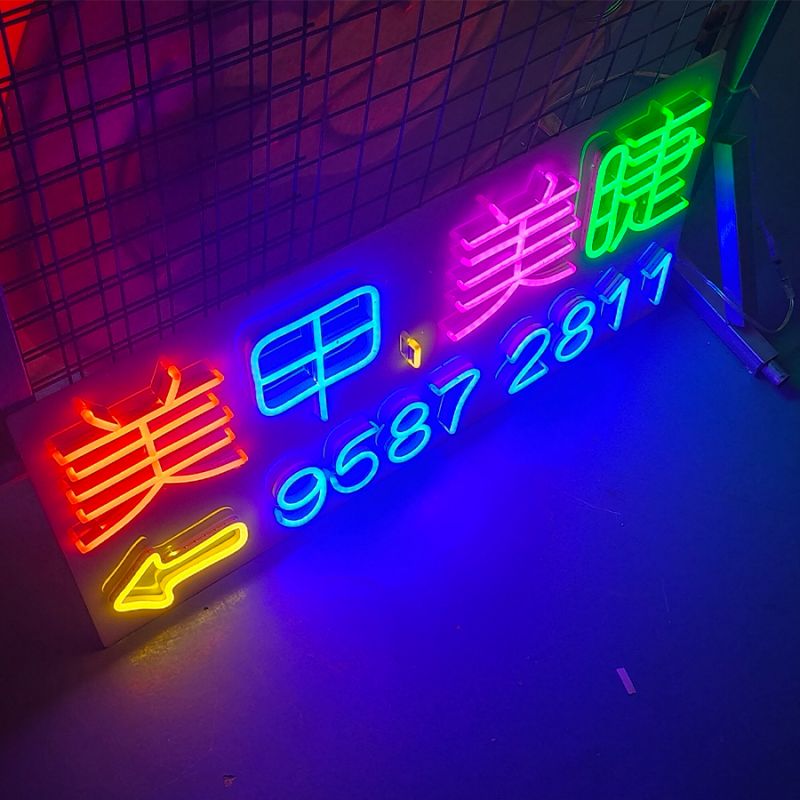 Manicure neon signs Kuko at l2