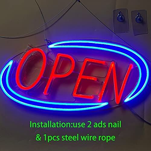 Dấu hiệu Neon Mở LED Dấu hiệu Mở f4