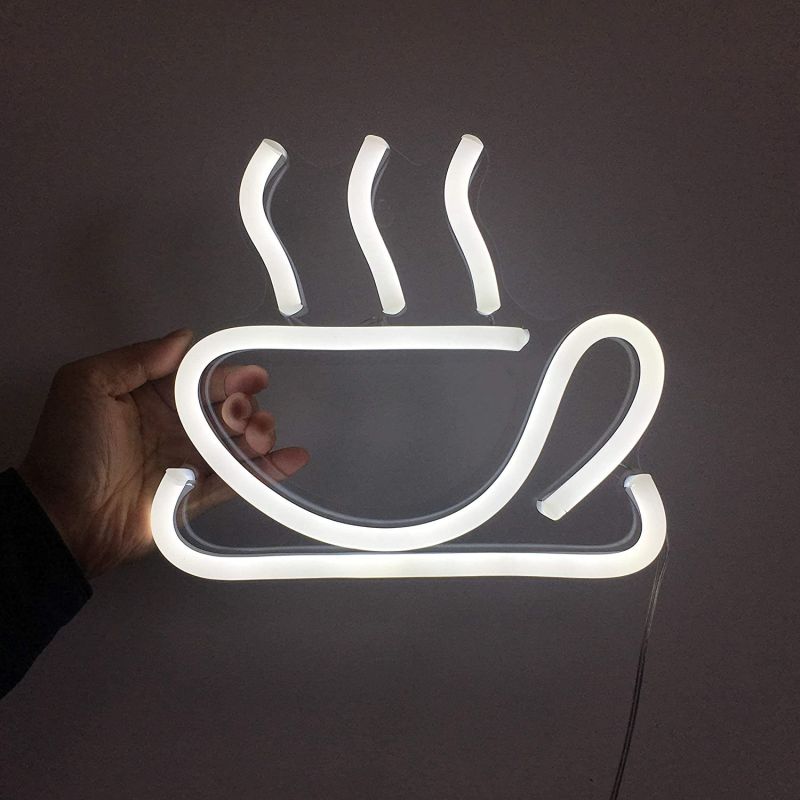 Neon Signs Coffee Cup LED Chizindikiro3