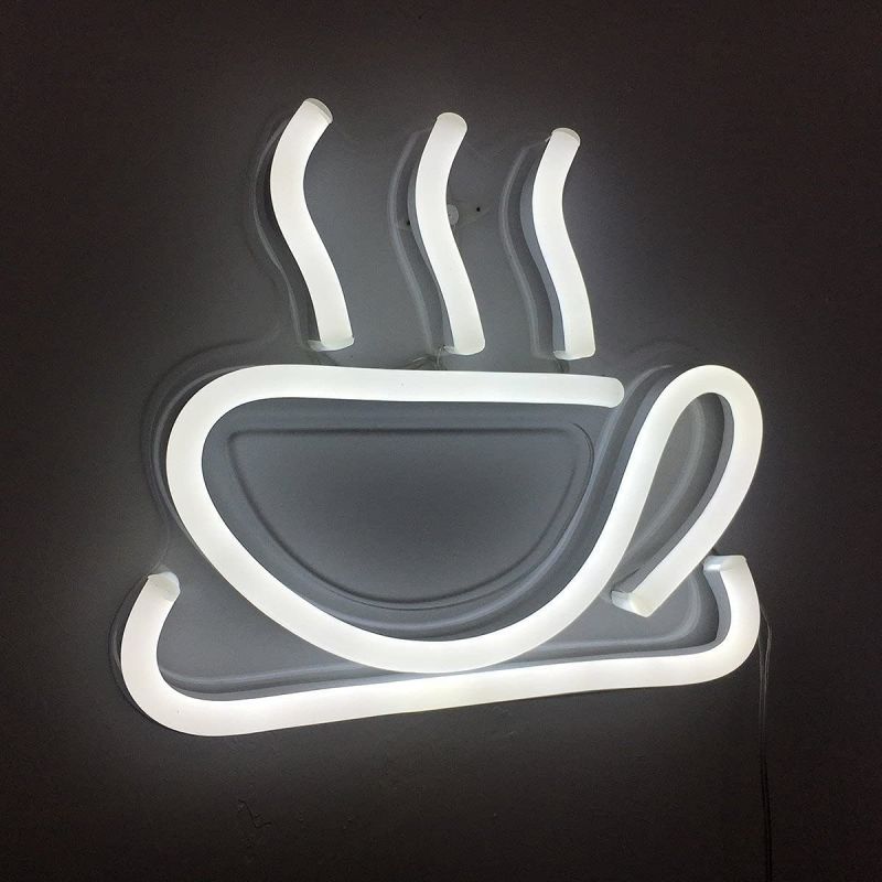 Επιγραφές νέον Φλιτζάνι καφέ LED Σήμα7