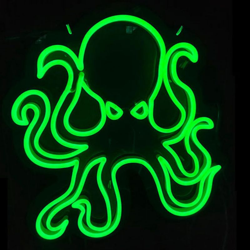 Octopus neon alamar kantin kofi5