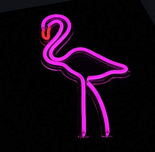 Аломатҳои LED Neon Flamingo Pink