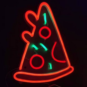 Neonový nápis na pizzu ručně vyrobený neon3
