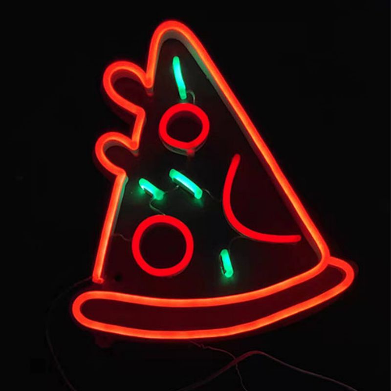 Pizza neonový nápis ručně vyrobený neon4