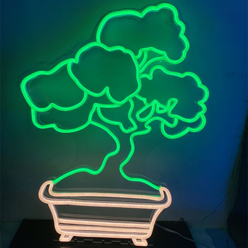 Plant neon sign vasten company2