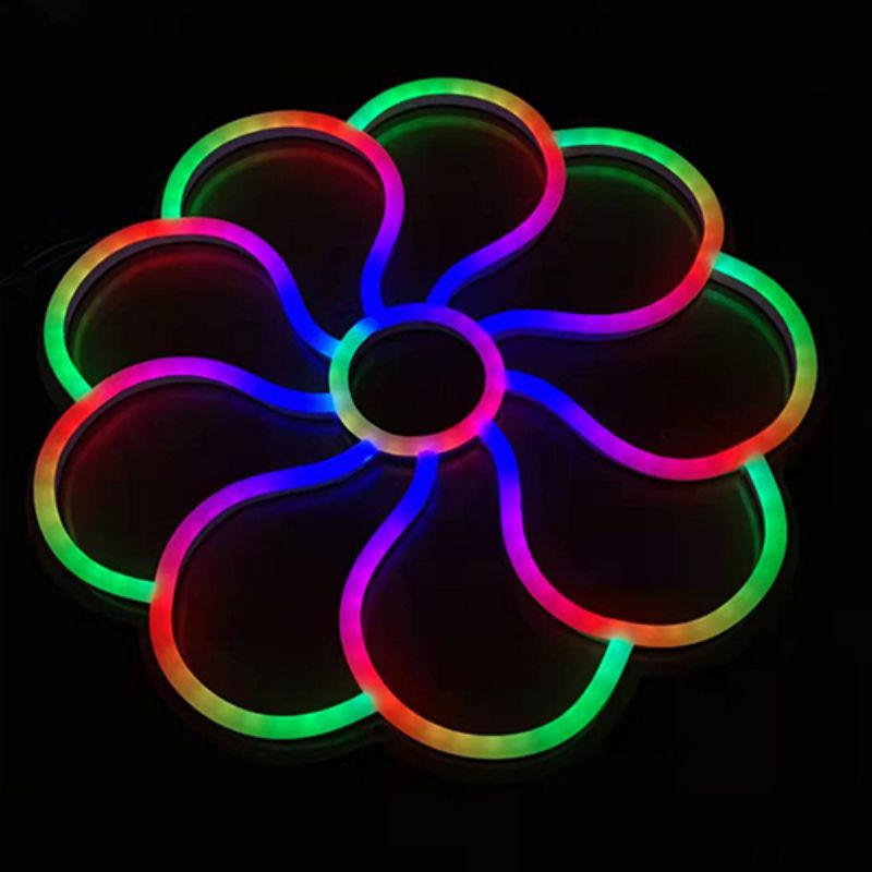 RGB puawai neon tohu ritenga le3