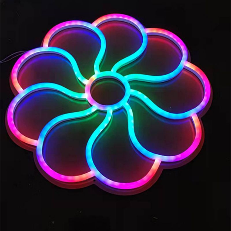 RGB-flora neon-signo kutima le4