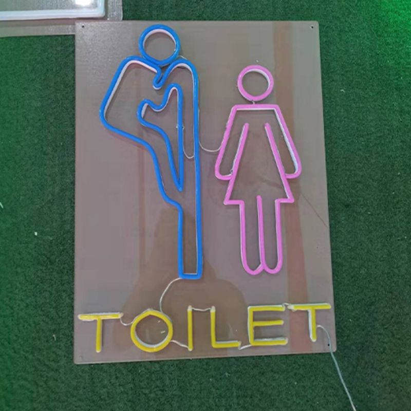 Indicator cu neon pentru toaletă Semn cu neon pentru WC3