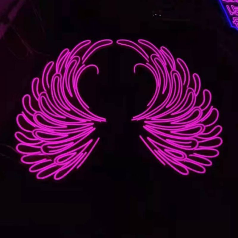 Vasten Angel wings neon ලකුණ c4