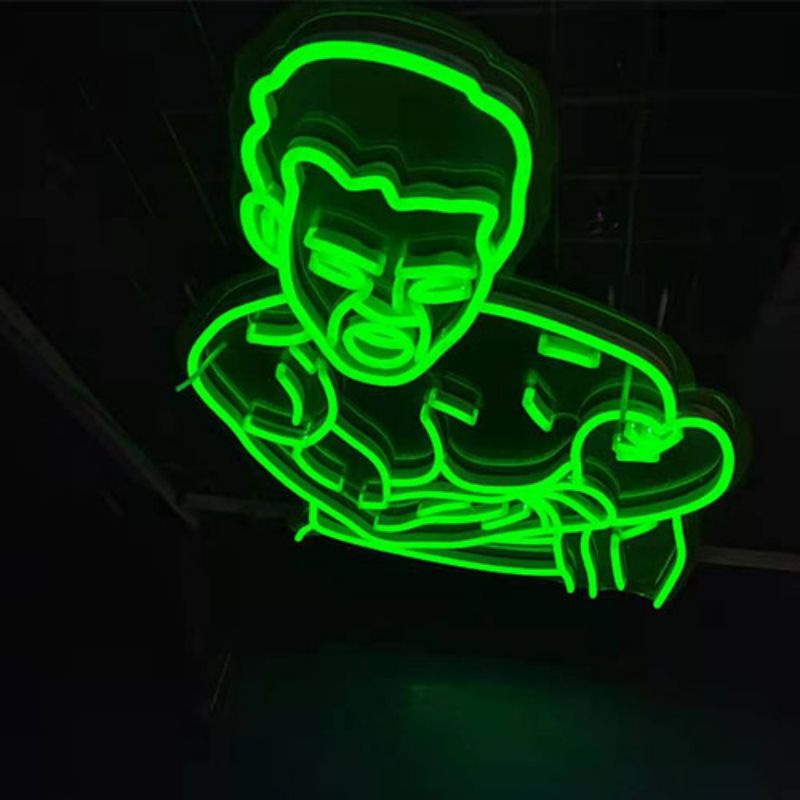 Vasten fitness neon sign boxin1