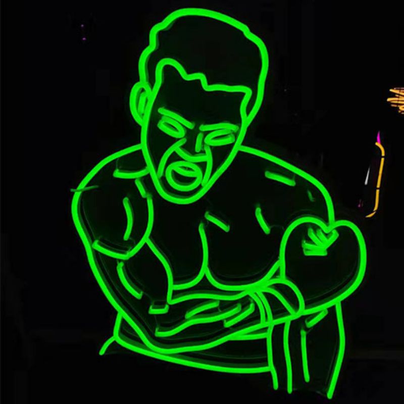 Palawakin ang fitness neon sign boxin2